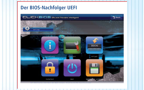 Der BIOS-Nachfolger UEFI
