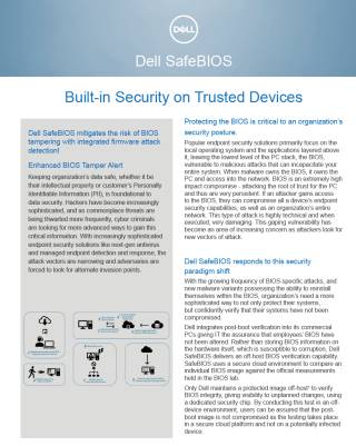 Dell SafeBIOS