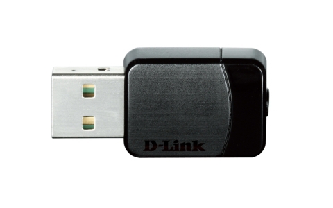 Der D-Link DWA-171 muss mit einer Antenne auskommen. Das reicht für eine theoretische Datenrate von 433 MBit/s im ac-Betrieb.