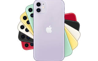 Abbildung mehrerer iPhones in verschiedenen Farben