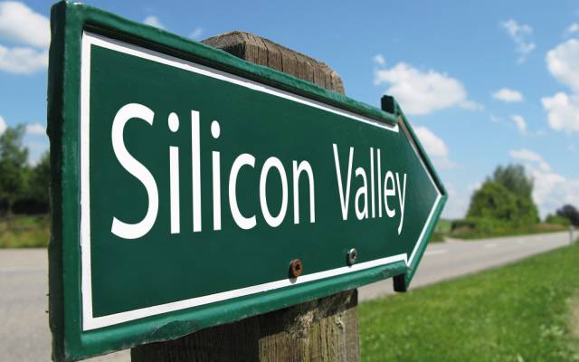 Straßenschild zum Silicon Valley