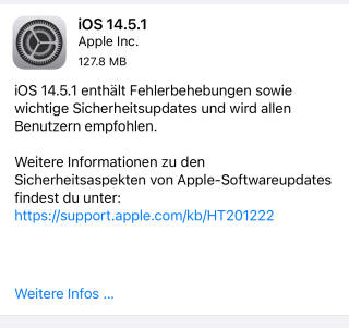 Apple iOS 14.5.1