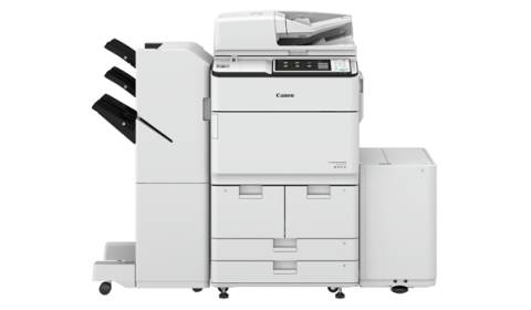 Multifunktionsdrucker von Canon mit mehreren Papierschächten und Ausgabefächern
