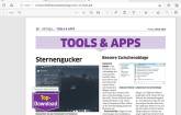 PDF eines PCtipp-E-Paper-Artikels (Tools & Apps) in Microsoft Edge