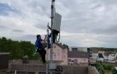 6-GHz-Antenne in der rheinhessischen Stadt Alzey