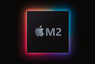 Logo des Apple M2-Prozessors