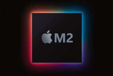 Logo des Apple M2-Prozessors