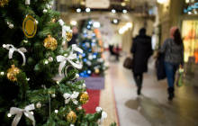 Weihnachtsbaum in einer Mall