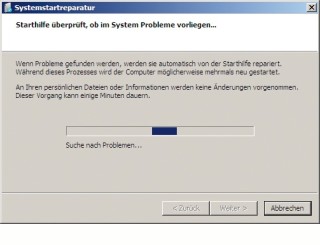 Systemstartreparatur: Dieses Windows-Tool analysiert
die Boot-Dateien von Windows 7 und repariert
sie bei Bedarf (Bild 5).