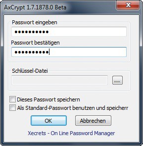 Axcrypt: Das Tool erstellt selbstextrahierende, verschlüsselte Dateien, die passwortgeschützt sind (Bild 6).
