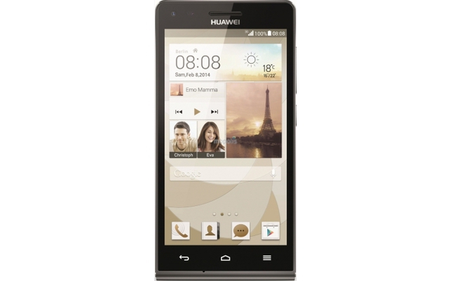 Huawei Ascend G6 - Das 115 Gramm leichte Mittelklassegerät setzt die Huawei-eigene individualisierbare Benutzeroberfläche „Emotion UI“ auf Android 4.3 auf. Die ebenfalls angekündigte LTE-Variante gibt es vorerst nicht auf dem deutschen Markt.