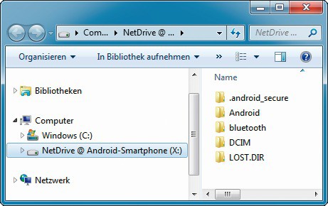 Smartphone als WebDAV-Server: Die Smartphone-App WebDAV Server 1.5 macht aus einem Android-Telefon einen WebDAV-Server.