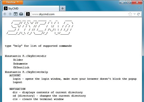 Turbo für Skydrive: Der Zugriff auf Skydrive über WebDAV ist oft recht langsam. Abhilfe schafft ein Kommandozeilen-Tool, das im Browser läuft.