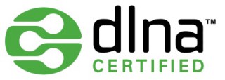 DNLA-Zertifizierung: Geräte mit diesem Logo spielen Medien von beliebigen Quellen ab.