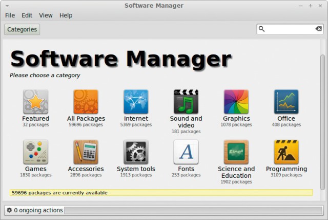 Softwaremanager: Ähnlich wie ein App-Store bietet diese Anwendung auch Bewertungen und ausführliche Programmbeschreibungen zu allen für Linux Mint verfügbaren Softwarepaketen.