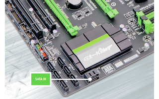 SATA III - Erst über SATA III können SSD- und Hybrid-Festplatten ihre Geschwindigkeitsvorteile gegenüber herkömmlichen Modellen voll ausspielen.