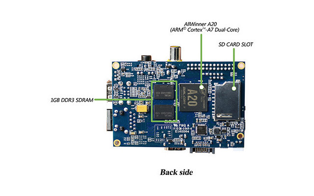 Anschlüsse und Kapazität: Als Anschlüsse hat die Sherlybox Gigabit-Ethernet, HDMI 1.4, analog Audio, ein SD-Kartenslot und zwei Mal USB-2.0. WLAN 802.11 b/g/n unterstützt es ebenfalls. Den Mini-Server gibt es wahlweise mit integriertem 1-TByte-Speicher od