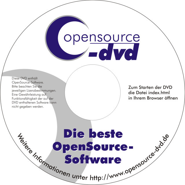 Open-Source-DVD: Die Sammlung kostenloser Windows-Programme enthält inzwischen 550 Anwendungen.