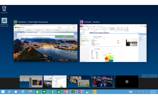 Mehrere Desktops: Erstmals unterstützt Windows mehrere virtuelle Desktops, wie dies bei vielen Linux-Distributionen oder unter Mac OS schon seit geraumer Zeit der Fall ist.