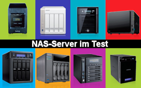 Moderne Business-NAS-Server sind schnell, flexibel erweiterbar und kosten ab 260 Euro. Im Test von com! professional treten acht NAS-Systeme mit je vier Laufwerksschächten gegeneinander an.