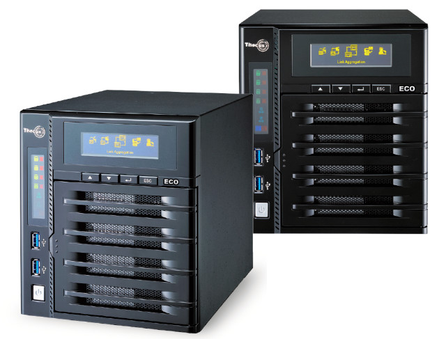 Thecus N4800Eco: Testsieger vor dem QNAP TS-451 und der Synology DiskStation DS414.