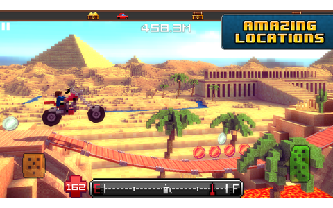Blocky Roads Pro - Der pixelige Action-Racer Blocky Roads Pro ist ein buntes und kurzweiliges Spielchen für unterwegs.