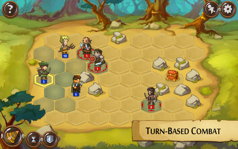 Braveland  - Rundenbasierte Kämpfe gibt es auch in dem Strategiespiel "Braveland", in dem Sie einen Kriegersohn bei seinem Kampf gegen Räuber und andere Halunken begleiten.