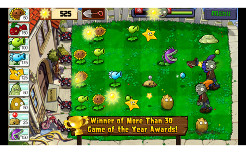 Plants vs. Zombies - Ein Klassiker unter den mobilen Spielen - bei dem kunterbunten Tower-Defense-Spiel Pflanzen gegen Zombies verteidigen Sie mit tapferen Pflanzen Ihren Vorgarten vor den anrückenden Zombies.