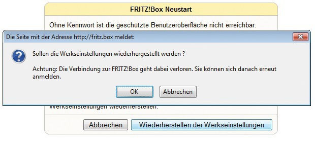 Fritzbox Notzugang
