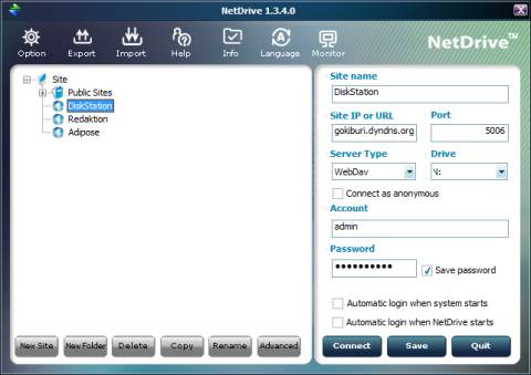 Netdrive: Die kostenlose Version genügt, um Remote-Speicher als lokales Laufwerk einzubinden.