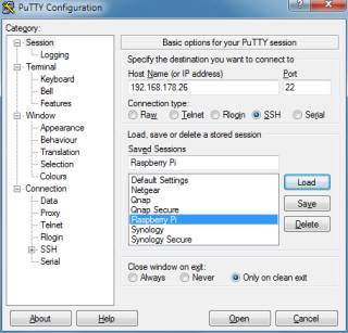 Putty: Mit dem SSH-Client gelangen Sie auf die Kommandozeilenebene von Servern oder NAS-Systemen.