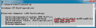 Falsche IP-Adresse: Wenn Ihr PC eine IP-Adresse besitzt, die mit 169.245… beginnt, ist der DHCP-Server im Router deaktiviert.