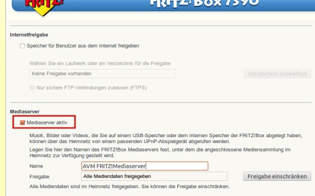 Sicherheitslücke im Fritzbox—Mediaserver - com! professional