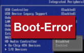 Boot-Error im BIOS