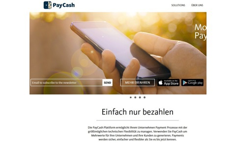 Website von Paycash