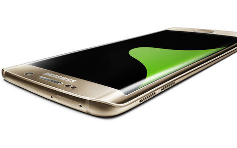 Samsung Galaxy S6 edge+ liegend