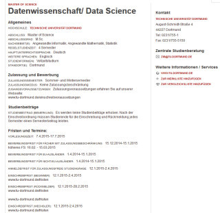 Ausbildung zum Data Scientist: Die TU Dortmund ist eine der wenigen Universitäten in Deutschland, die einen kompletten Studiengang anbieten.