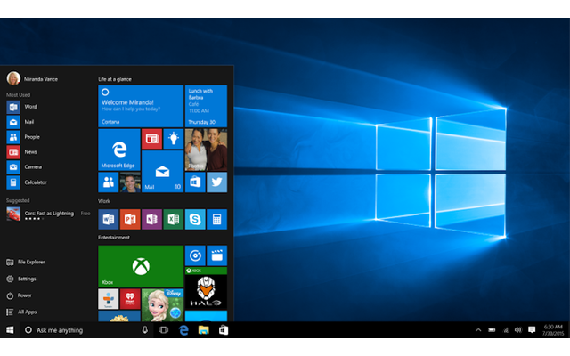 2015 - Microsoft Windows 10