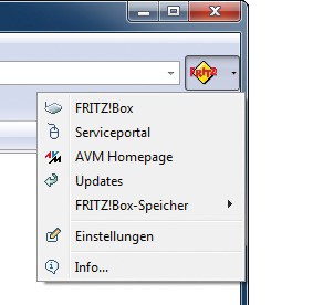 Firefox-Erweiterung für Fritzbox: Fritzbox Add-on (FF) 1.05.05 gibt per Mausklick Direktzugriff auf die wichtigsten Funktionen des Routers (Bild 8).