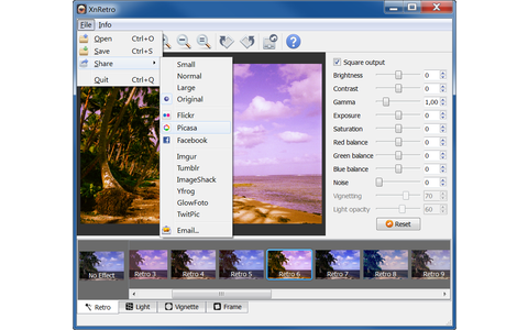 Xnretro: Kostenloses Fotoeffekt-Tool des Xnview-Machers