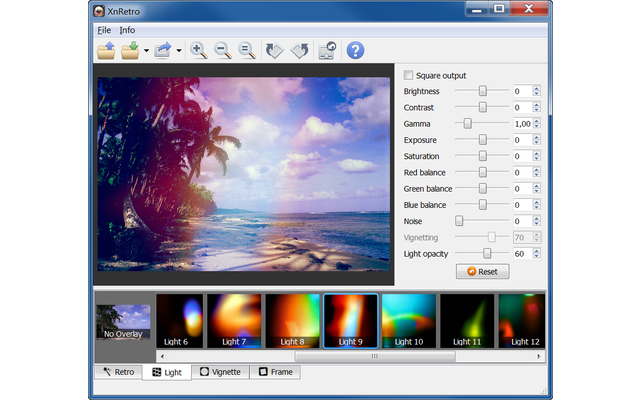 Xnretro: Kostenloses Fotoeffekt-Tool des Xnview-Machers