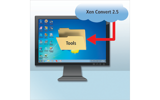 Xen Convert herunterladen: Sie laden das Programm Xen Convert auf dem alten Windows-7-PC herunter. Es erstellt eine virtuelle Kopie des PCs.
