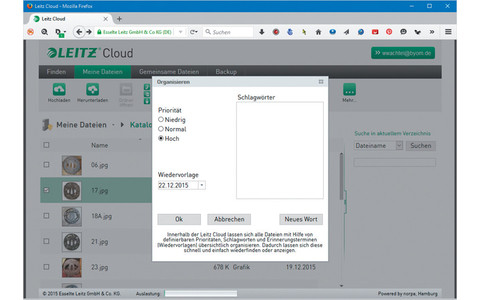 Leitz Cloud Dokumentenverwaltung im Test 