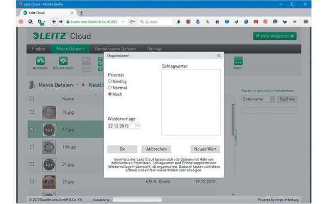 Leitz Cloud Dokumentenverwaltung im Test 