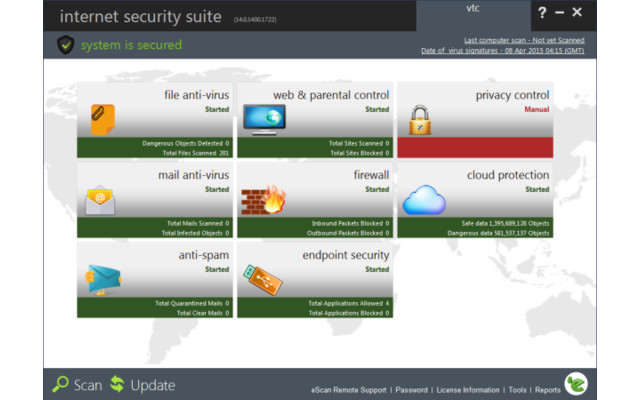 MicroWorld eScan Internet Security Suite