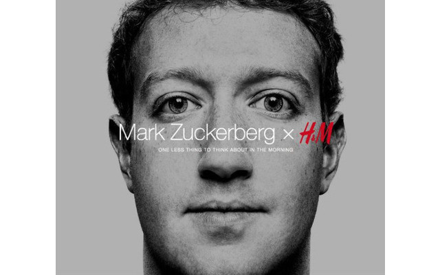 Mark Zuckerberg für H&M