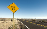 Straßenschild Dead End