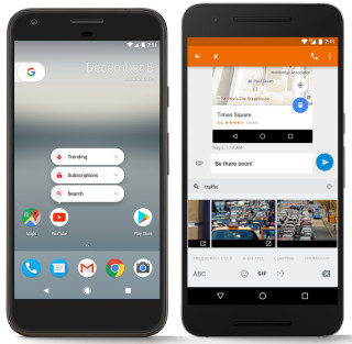 Pixel und Nexus-Smartphone mit Android 7.1.1