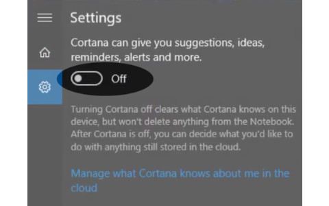 Cortana deaktivieren