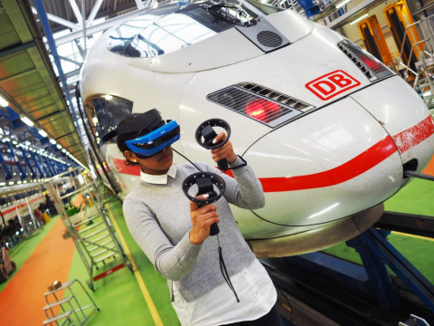 VR-Anwendung bei der Deutschen Bahn